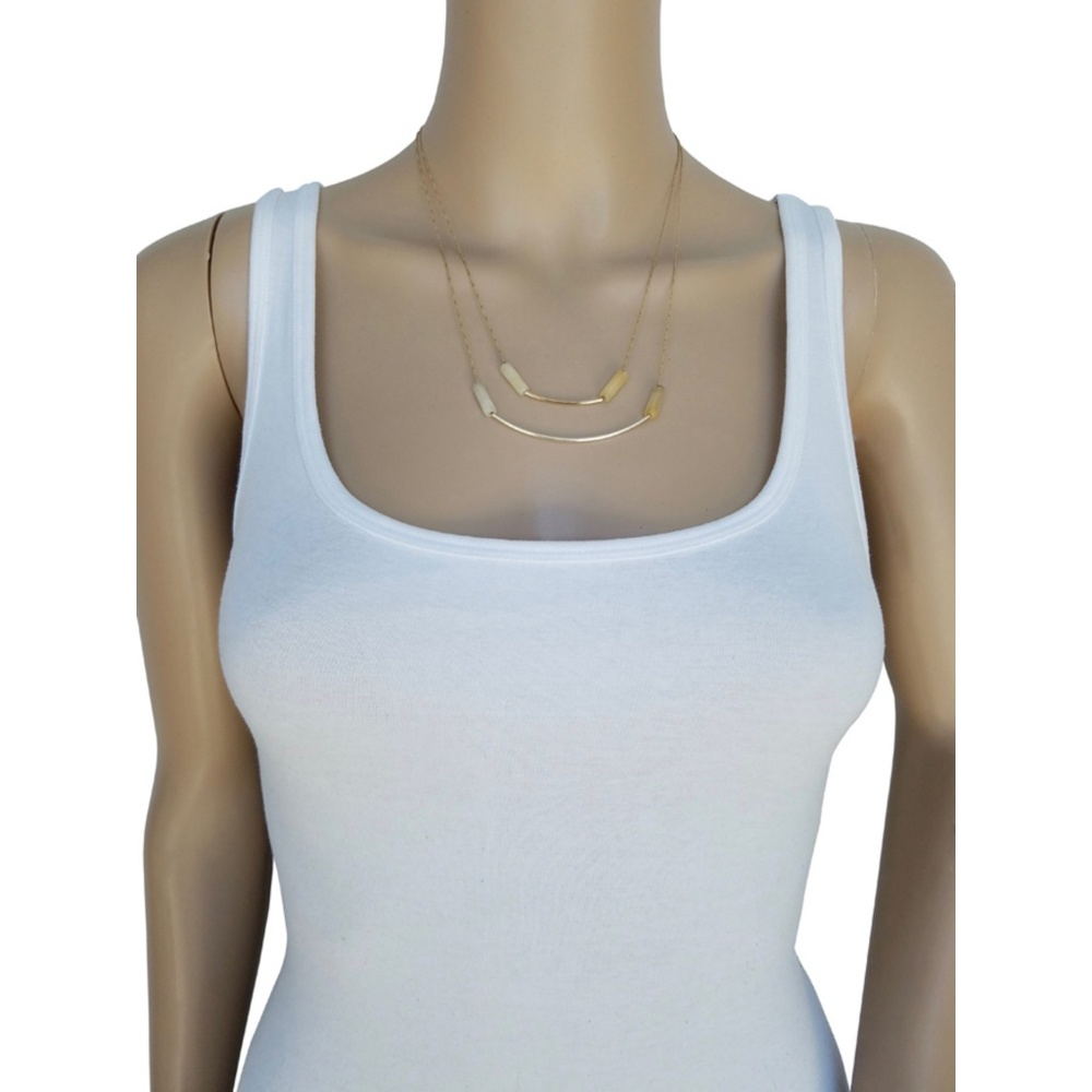 Gold Layered Fashion Necklace